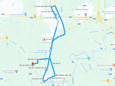 Parcours Itinéraire n°3 — Centre GOCA Lobbes