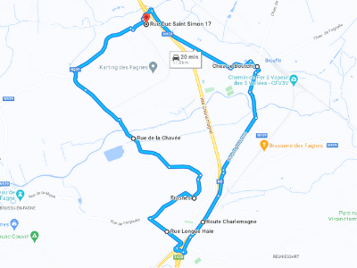 Parcours Itinéraire n°2 — Centre GOCA Mariembourg